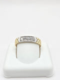 10K TWO TONE ENGAGEMENT MAN'S RING – 10 – JY Jewelry Wholesale