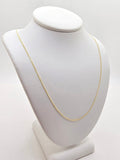 10K BABY MIAMI CUBAN CHAIN – 18" 0.8MM – JY Jewelry Wholesale