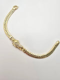 10K CUBAN LINK BRACELET WITH SAN JUDAS – 8" 6.5MM – JY Jewelry Wholesale