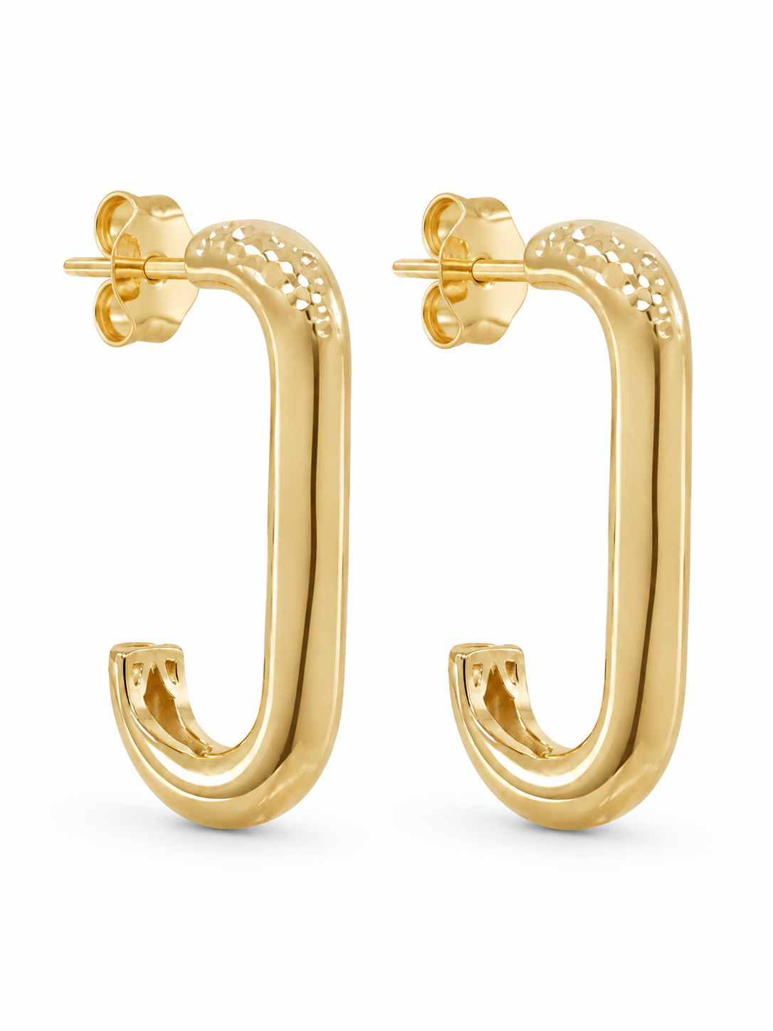 14K ABSTRACT EARRINGS – S – JY Jewelry Wholesale