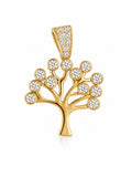10K STONES DETAILS LIFE TREE PENDANT – JY Jewelry Wholesale