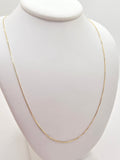 14K BOX CHAIN – 16" 1MM – JY Jewelry Wholesale