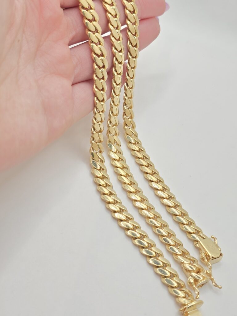 10K SOLID MIAMI CUBAN BRACELET – 8" 8MM – JY Jewelry Wholesale
