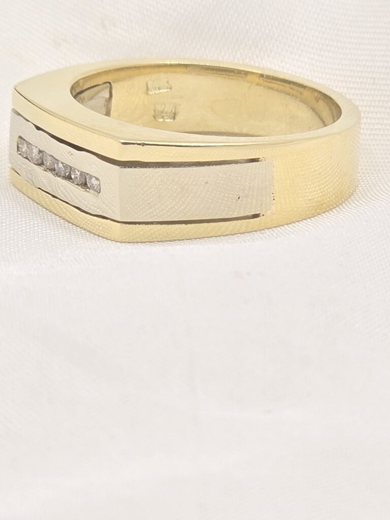 14K YG STATEMENT DIAMOND RING – 9 – JY Jewelry Wholesale