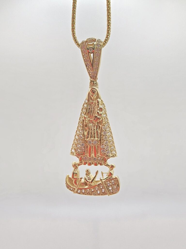 10K SMALL CZ CARIDAD PENDANT – JY Jewelry Wholesale