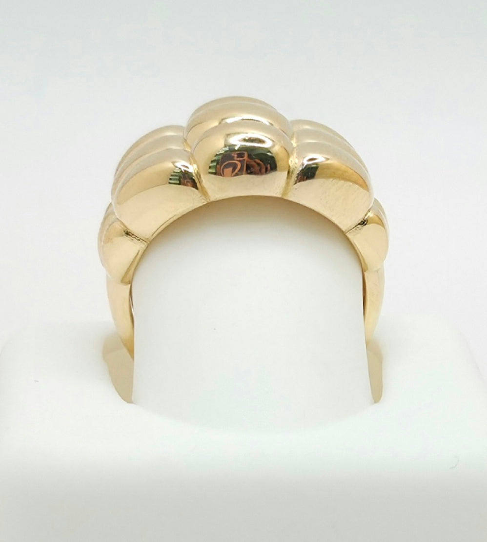 14K MODERN BIG CORN STYLE RING – 7 – JY Jewelry Wholesale