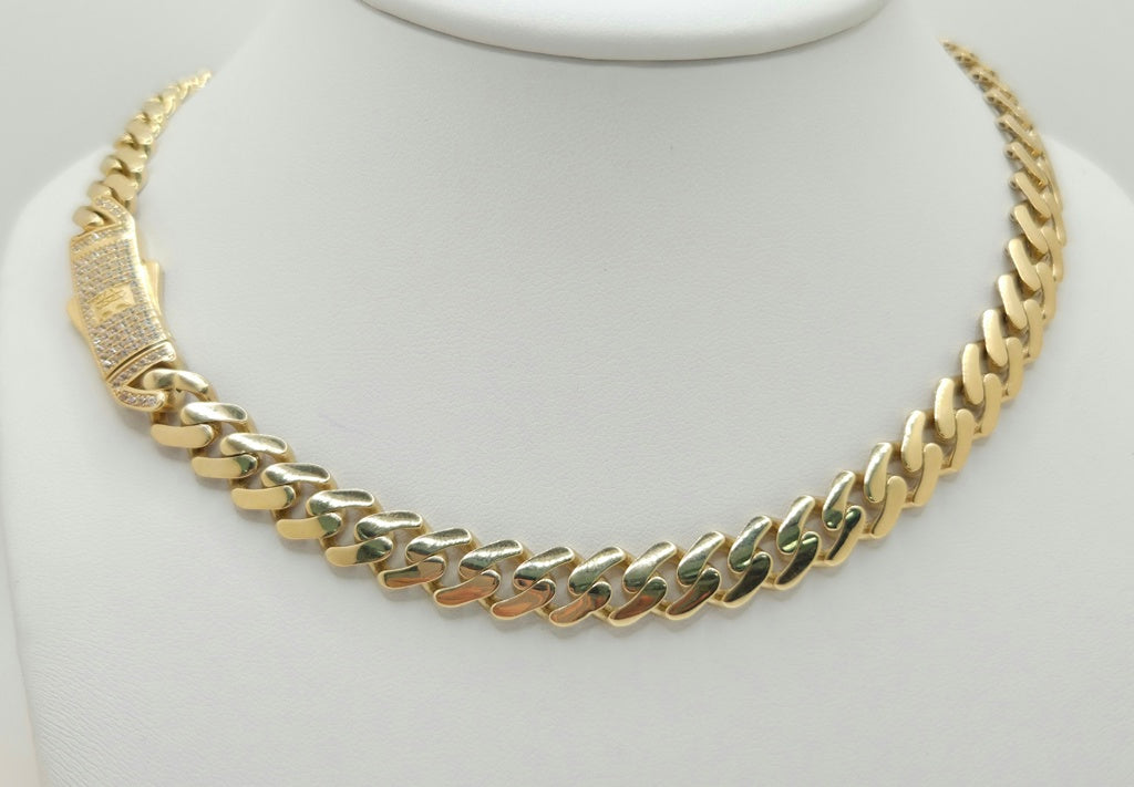 14K MONACO CHAIN STYLE – 13mm 18" – JY Jewelry Wholesale