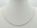10K SOLID BABY CUBAN CURB FLAT – 22" 0.9MM – JY Jewelry Wholesale