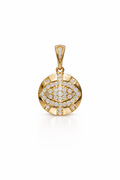 10K DIAMOND EYE ROUND PENDANT – JY Jewelry Wholesale