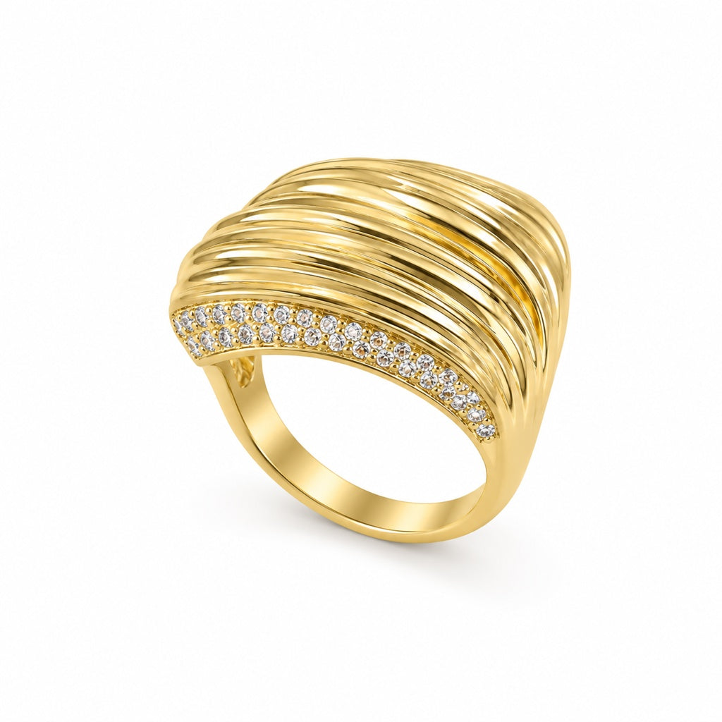 10K PUFFY RING – 7.5 – JY Jewelry Wholesale