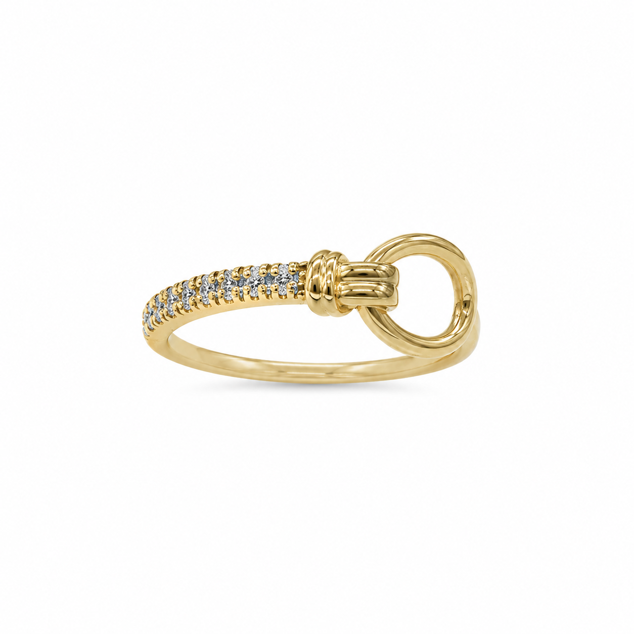 14K DELICATE OVAL SILHOUETTE RING – 7 – JY Jewelry Wholesale