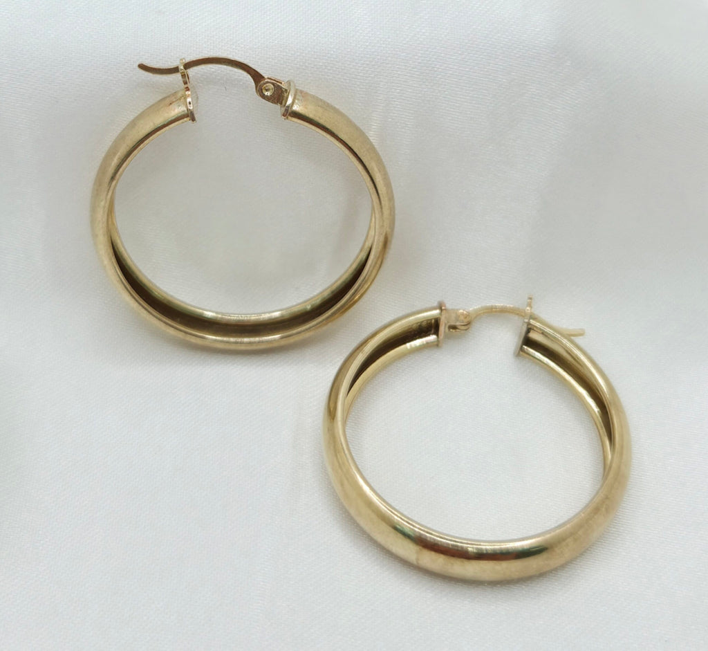 10K PLAIN HOOPS EARRINGS – JY Jewelry Wholesale