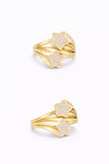 10K TWO STAR RING – 8.5 – JY Jewelry Wholesale