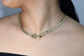 10K TWO TIGER CUBAN STYLE NECKLACE – 18" – JY Jewelry Wholesale