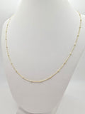 10K BEAD CHAIN – 16" – JY Jewelry Wholesale