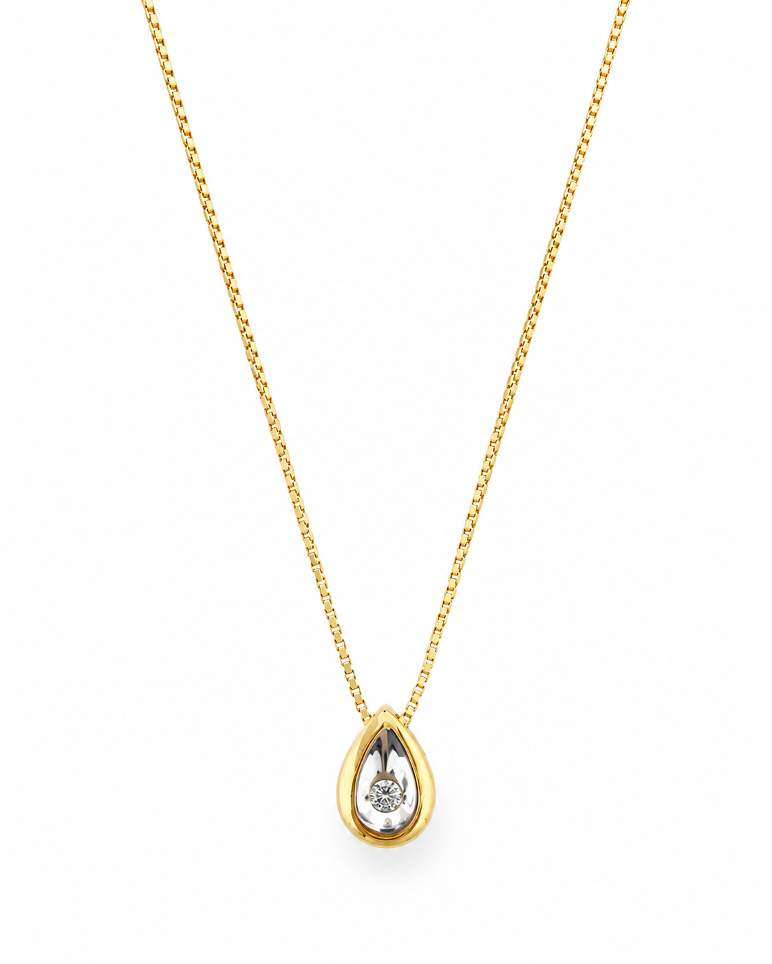 14K ETERNAL DROP NECKLACE – JY Jewelry Wholesale