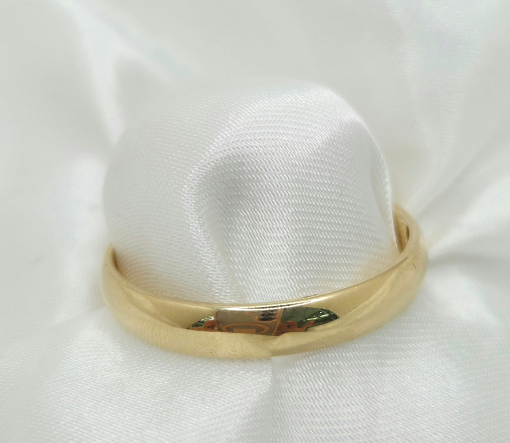 14K SOLID ENGAGEMENT BAND MENS RING – 12 4MM – JY Jewelry Wholesale