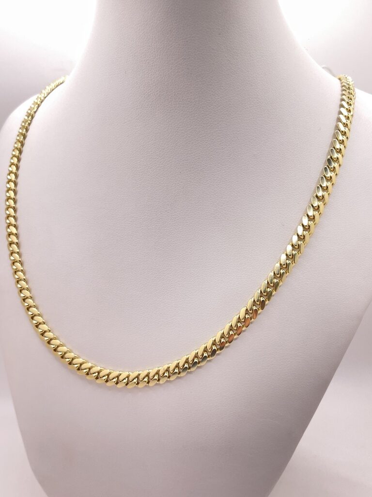 10K SOLID MIAMI CUBAN CHAIN – 24" 5MM – JY Jewelry Wholesale