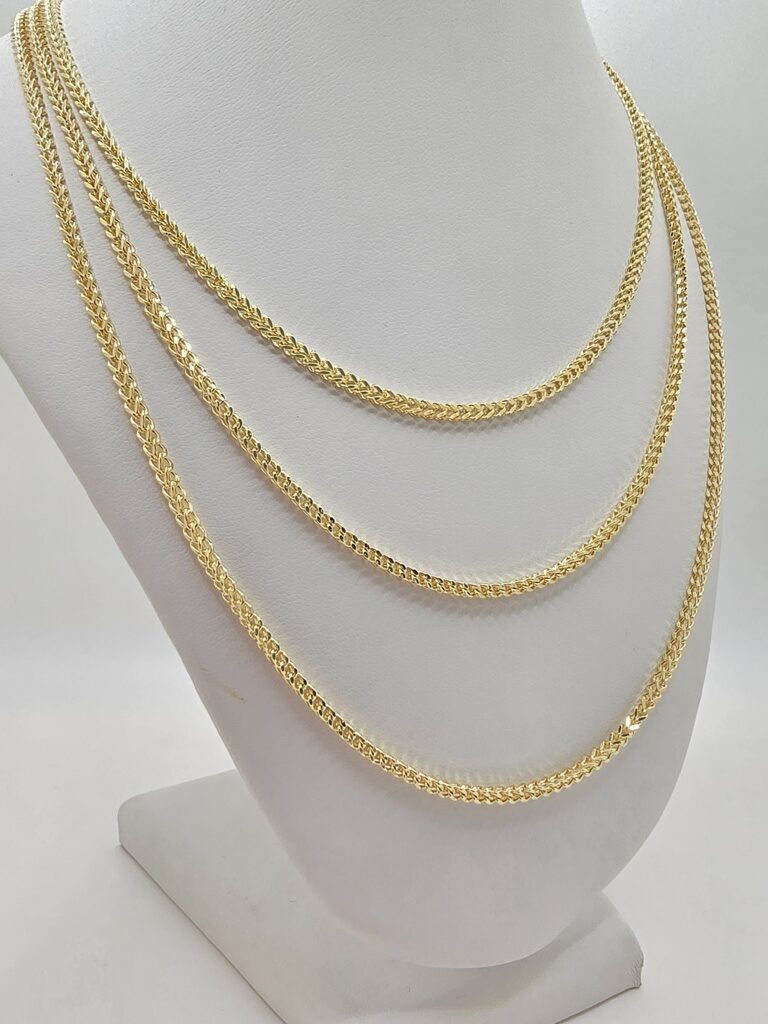 10K HOLLOW FRANCO CHAIN – 26" 3.5MM – JY Jewelry Wholesale