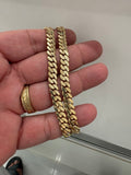 10K SOLID MIAMI SOLID MIAMI CUBAN CHAIN – 22" 6MM – JY Jewelry Wholesale