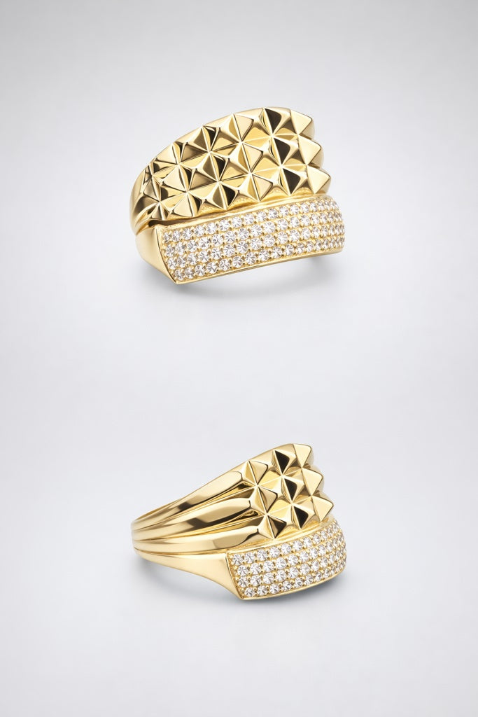 10K MODERN RING – 8 – JY Jewelry Wholesale