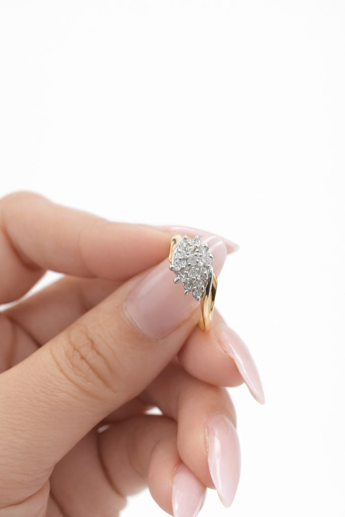 10K DELICATE WOMAN'S DIAMOND RING – 6.5 – JY Jewelry Wholesale