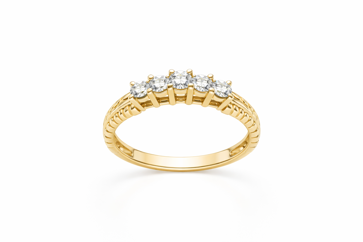 14K DELICATE PRINCESSA DIAMOND RING – 7 – JY Jewelry Wholesale