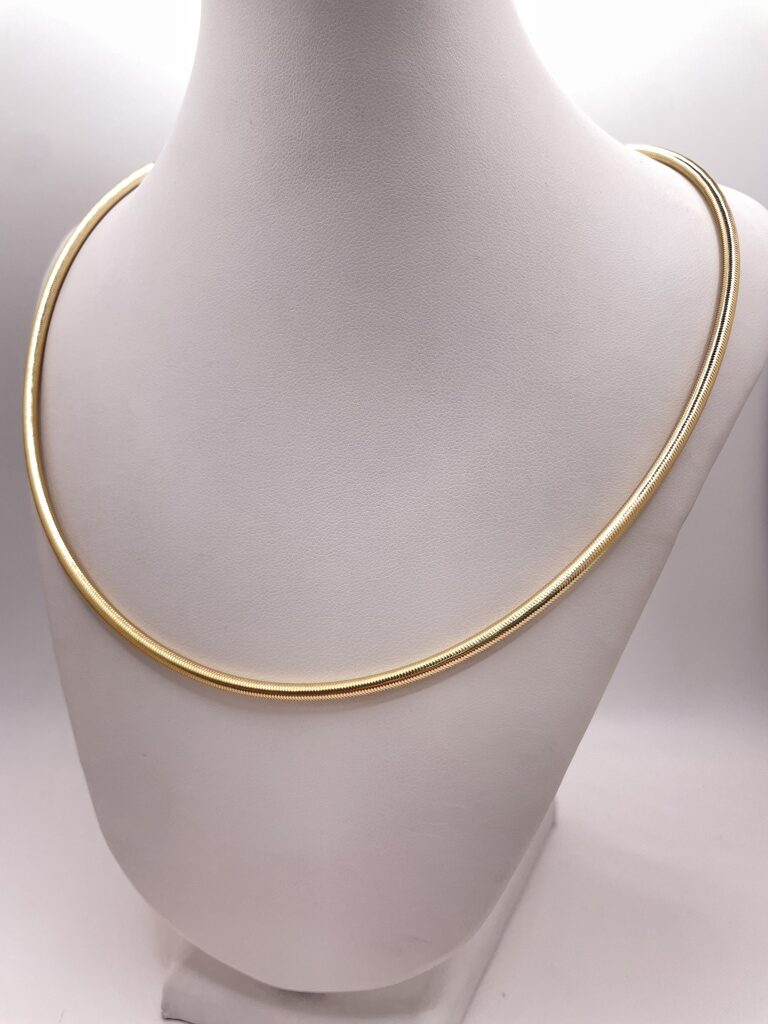 14K FLEXIBLE NECKLACE – 18" 3MM – JY Jewelry Wholesale