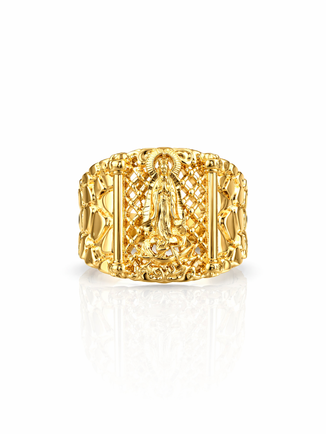 10KTSANTA MUERTE RING – 12.5-13 – JY Jewelry Wholesale