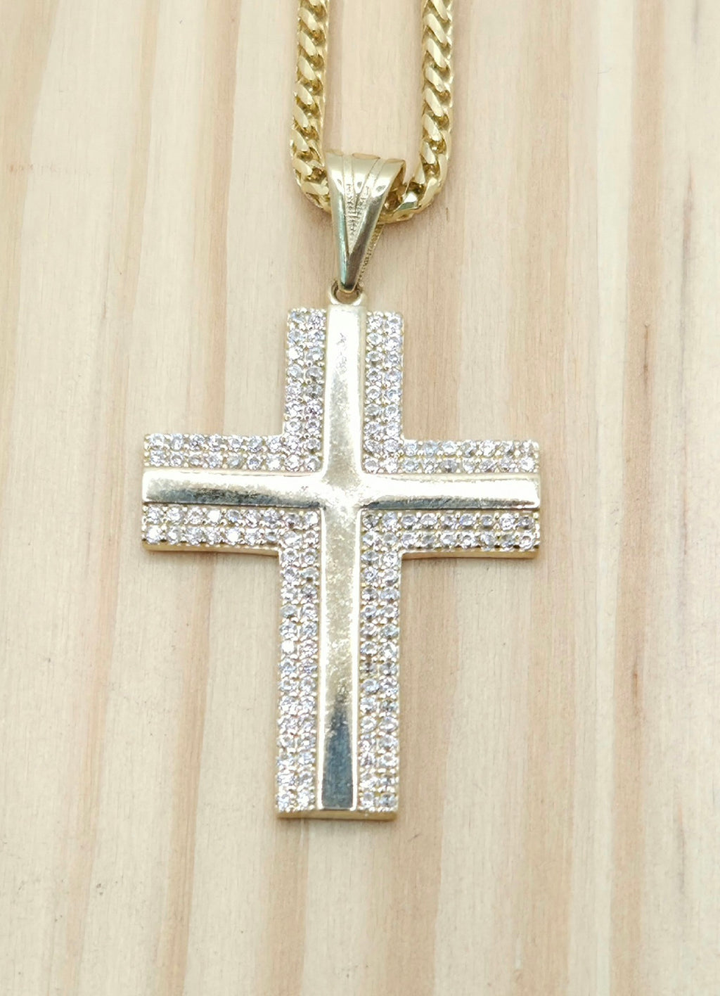 14K CZ CROSS PENDANT – JY Jewelry Wholesale