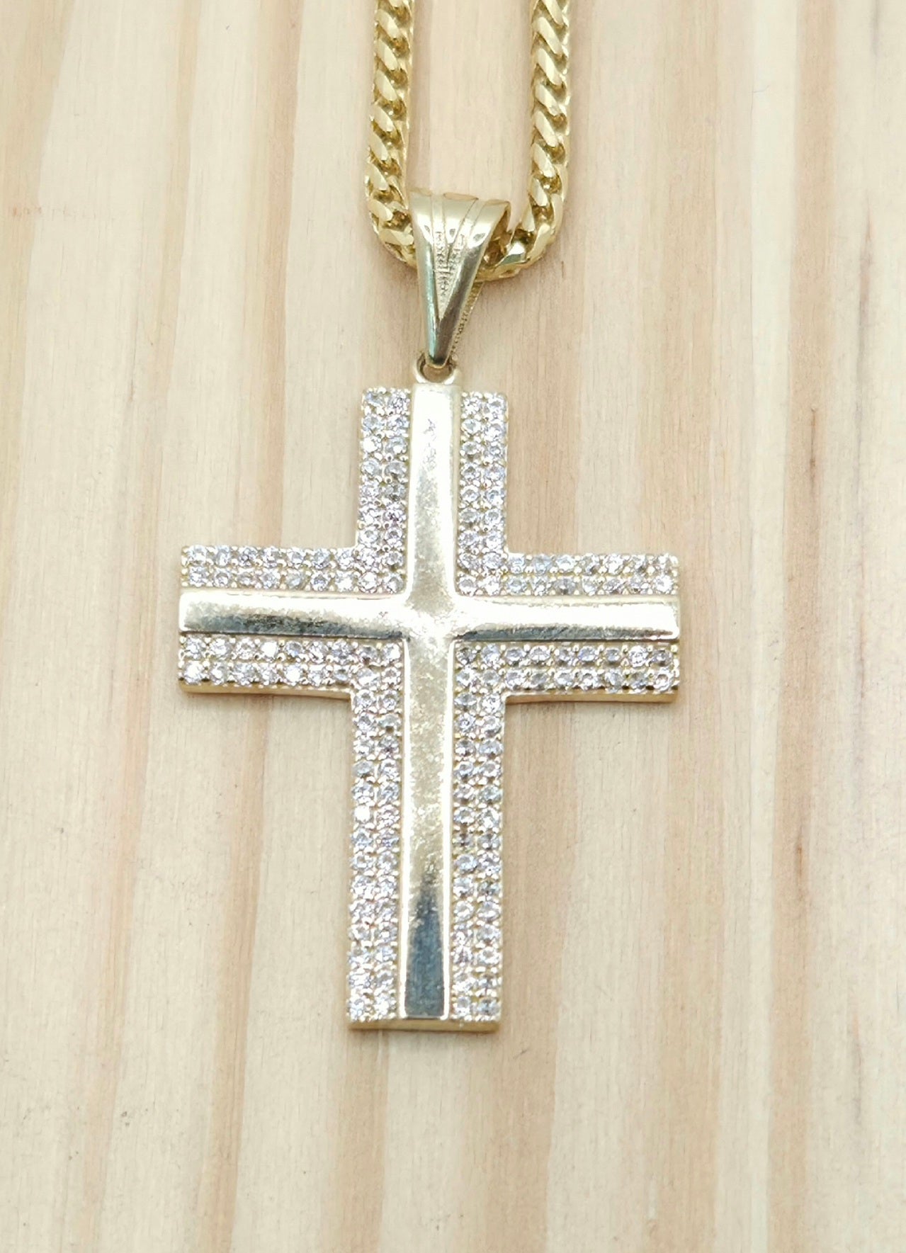 14K CZ CROSS PENDANT – JY Jewelry Wholesale