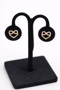 10K SMALL CZ INFINITY IN HEART EARRINGS – JY Jewelry Wholesale