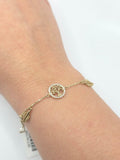 10K DELICATE DREAMCATCHER BRACELET – 7" – JY Jewelry Wholesale