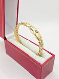 10K PLAIN CERTIFIED MONACO BANGLE 10K – 9.5MM – JY Jewelry Wholesale