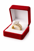 10K ELEGANT CZ & BAGUETTE PROMISE RING – 8 & 9 – JY Jewelry Wholesale