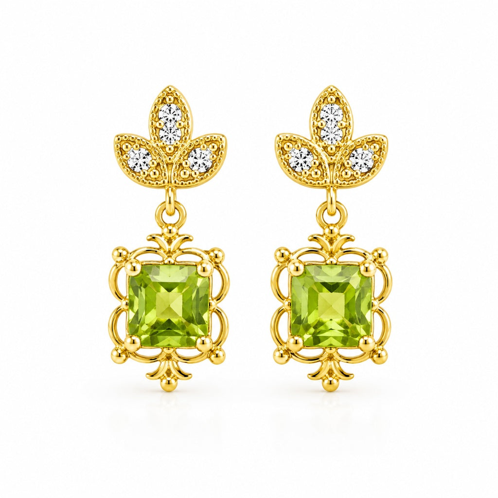14K DIAMOND DELICATE EARRINGS Size – JY Jewelry Wholesale