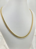 10K SOLID MIAMI CUBAN CHAIN CZ LOCK – 24" 6MM – JY Jewelry Wholesale