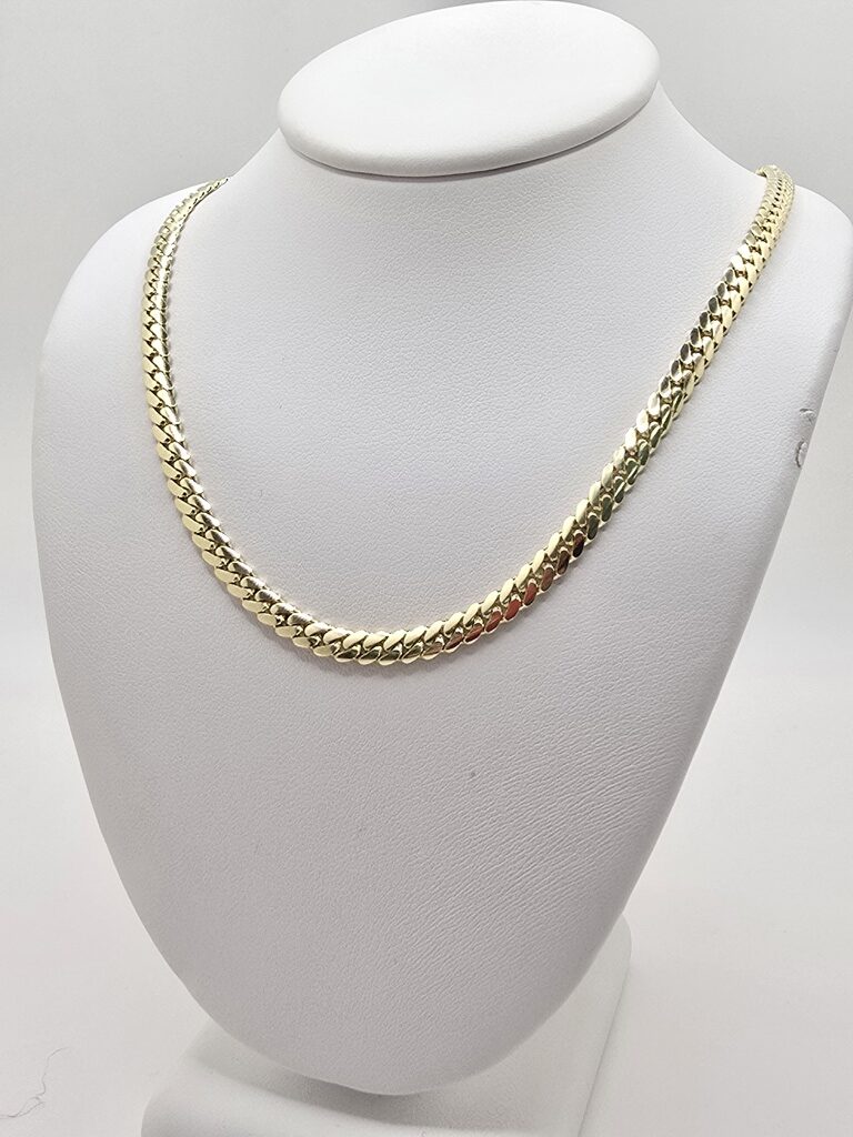 10K SOLID MIAMI CUBAN CHAIN – 3MM 20" – JY Jewelry Wholesale
