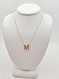 14K LETTER "M" CHAIN – 18" – JY Jewelry Wholesale