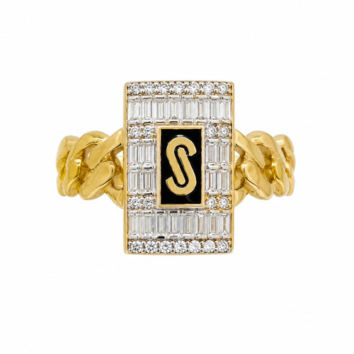 10K BAGUETTE MONACO CERTIFIED WOMAN'S RING – 7-8 – JY Jewelry Wholesale