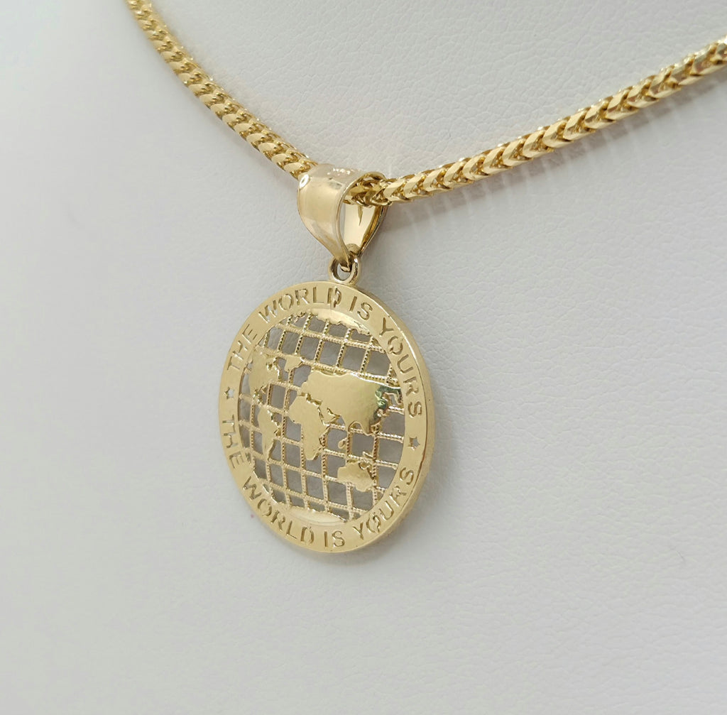 10K EXTRA SMALL THE WORLD IS YOURS GLOBE PENDANT – JY Jewelry Wholesale