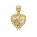 10K SO HEART PENDANT – SMALL – JY Jewelry Wholesale