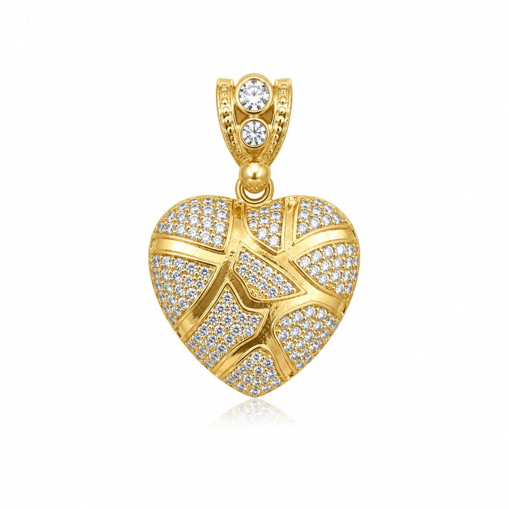 10K SO HEART PENDANT – SMALL – JY Jewelry Wholesale