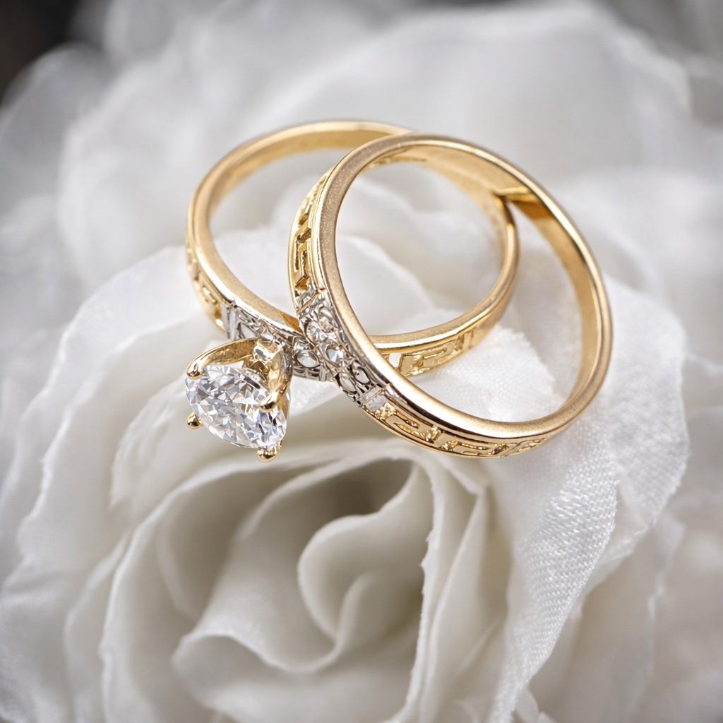 10K GREEK SILHOUETTE DESIGN WOMAN'S ENGAGEMENT RING – 6.5-7 – JY Jewelry Wholesale