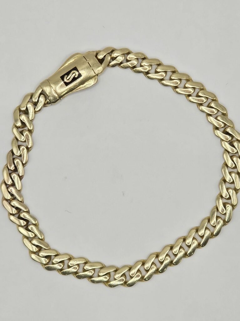 10K CERTIFIED MONACO BRACELET – 5MM 6.5" – JY Jewelry Wholesale