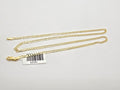 10K SOLID CUBAN CURB FLAT CHAIN – 22" 2MM – JY Jewelry Wholesale
