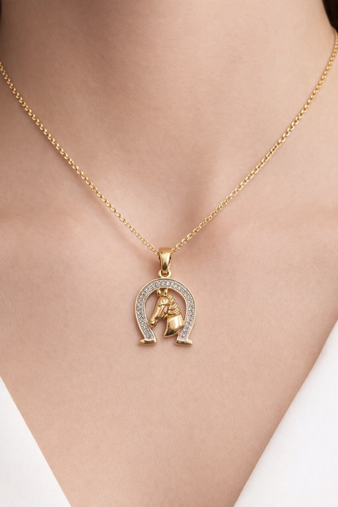 10K SMALL HORSE DIAMOND PENDANT – JY Jewelry Wholesale