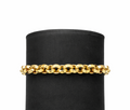 14K RHOMBUS CUT ROLO BRACELET – 7" – JY Jewelry Wholesale