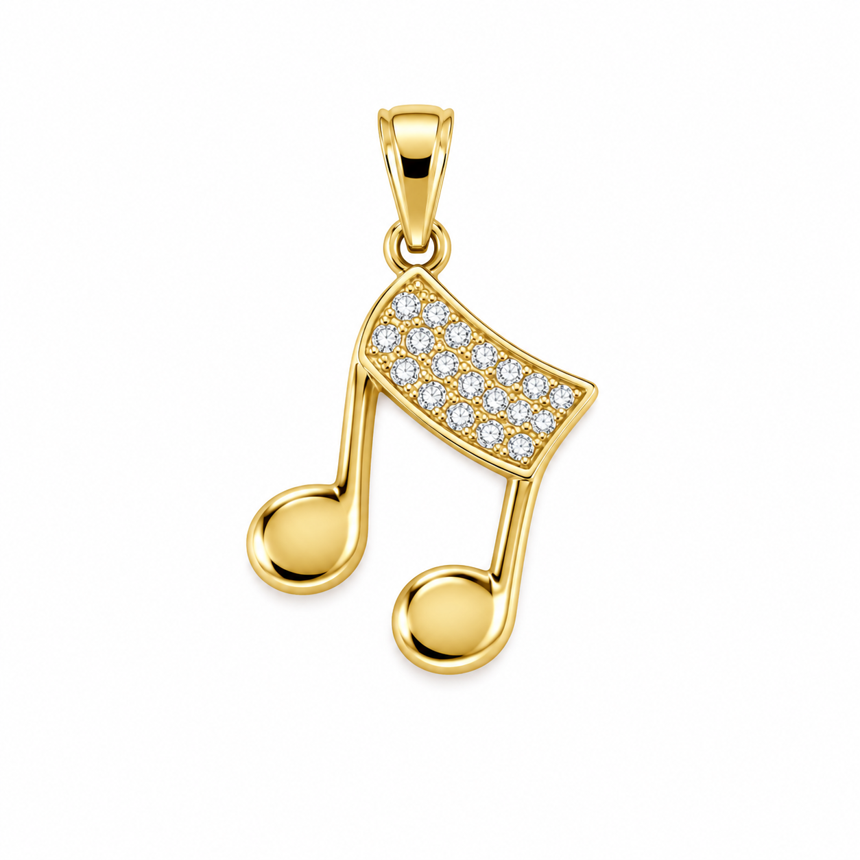 14K SMALL MUSIC SYMBOL PENDANT – JY Jewelry Wholesale