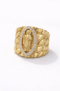 14K NUGGETS DESIGN SAN JUDAS RING – 11.5 – JY Jewelry Wholesale